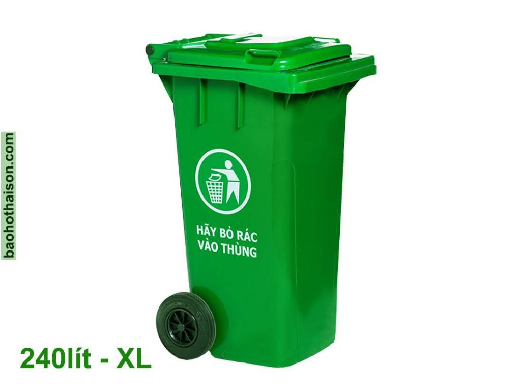 Thùng rác nhựa 240 lít HDPE XL