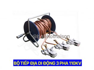 Bộ tiếp địa di động 3 pha 110 kv